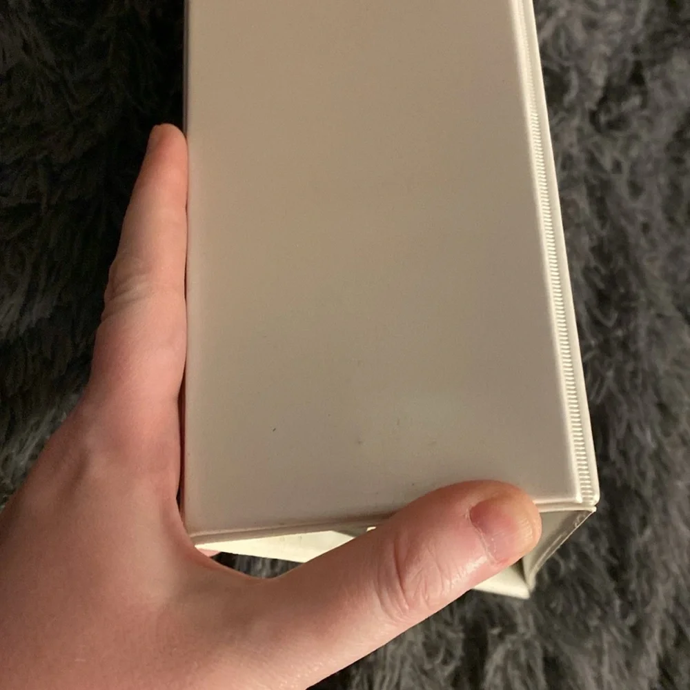 4” white binder
